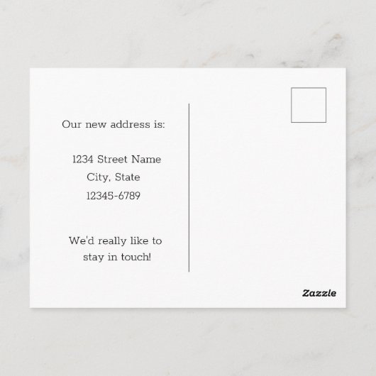 ムービングアナウンスバージニア（鳥）ショウジョウコウカンチョウドッグウッド ポストカード (裏面)