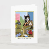 ムービングハウスキャッツニューホームカスタム折り畳み カード (正面)