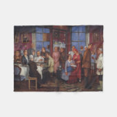 ムービングハウスパーティー フリースブランケット (正面(横))