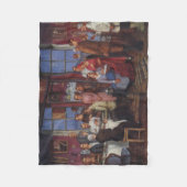 ムービングハウスパーティー フリースブランケット (正面)