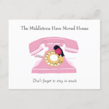 ムービングハウス電話おもしろいピンク