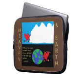 ムービング天国&アースロマンチック ラップトップスリーブ (正面左)