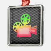 ムービーお洒落カメラ メタルオーナメント (左)