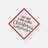 ムービーのベイク処理とウォッチ スタンダードカクテルナプキン (角)