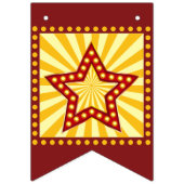 ムービーのマーキー記号を表示 バンティングフラッグ (第1の旗)