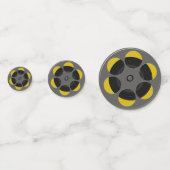 ムービーの丸いリール コンフェッティ (裏面)