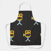 ムービーカメラシンボル エプロン (正面)