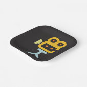 ムービーカメラシンボル ペーパープレート (傾斜あり)