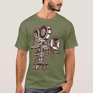 ムービーカメラフィルムメーカー Tシャツ