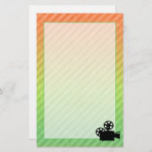 ムービーカメラ 便箋 (正面/裏面)