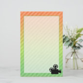 ムービーカメラ 便箋 (スタンド正面)