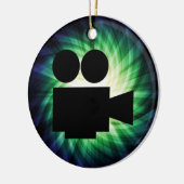 ムービークールカメラ;ビデオフィルム セラミックオーナメント (左)