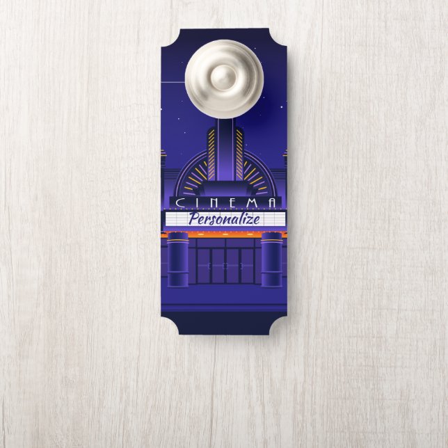 ムービーシネマシアターマーキールーム ドアノブサイン (ノブ)