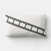 ムービースタイリッシュリール白黒 ランバークッション (裏面)