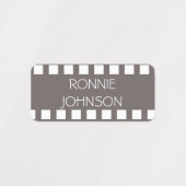 ムービーストリップグレーシェードカラー衣服名 ラベル (デザイン1)