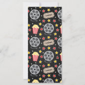 ムービーチケット招待状、ムービーナイト招待状 (裏面)