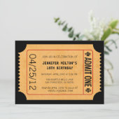 ムービーチケット招待状 招待状 (スタンド正面)