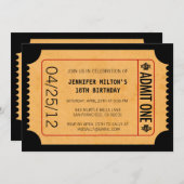 ムービーチケット招待状 招待状 (正面/裏面)