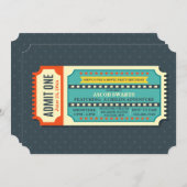 ムービーチケット招待状 招待状 (正面/裏面)