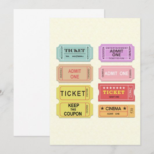 ムービーチケット (正面/裏面)