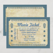 ムービーチケット 招待状 (正面/裏面)