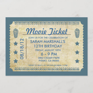 ムービーチケット 招待状