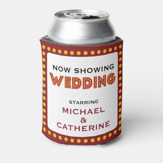 ムービーテーマ結婚のマーキー記号 缶クーラー (缶裏面)
