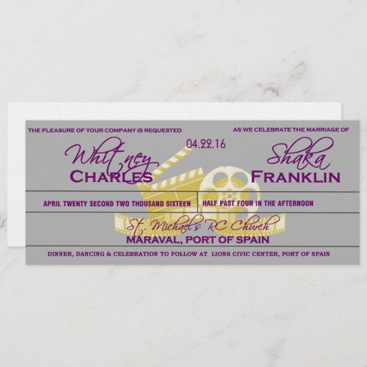 ムービーテーマ結婚の (正面/裏面)