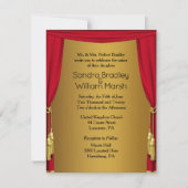 ムービーテーマ結婚式招待状4.25 x 5.5 招待状 (正面)