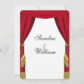 ムービーテーマ結婚式招待状 招待状 (裏面)