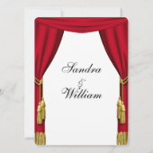 ムービーテーマ結婚式招待状 招待状 (裏面)