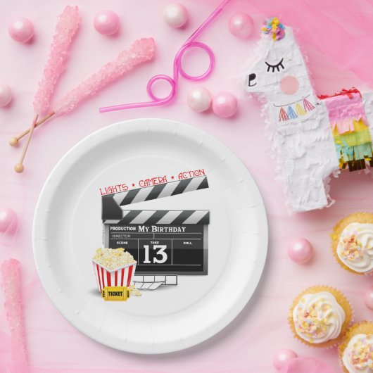 ムービーテーマ13番目の誕生日 ペーパープレート (パーティー)