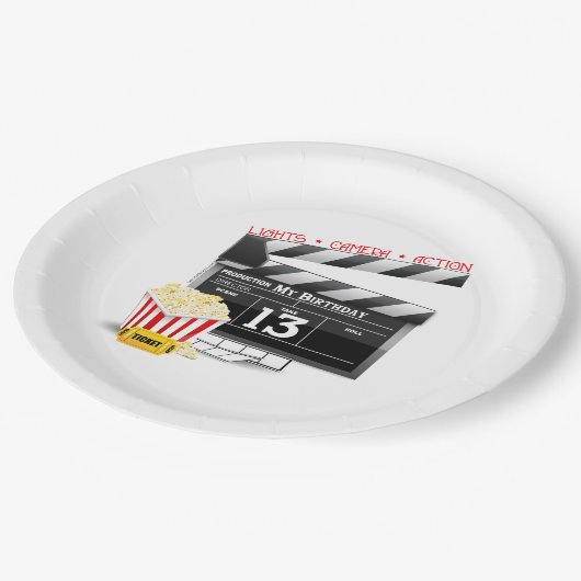 ムービーテーマ13番目の誕生日 ペーパープレート