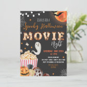ムービーナイトハローウィンパーティ 招待状 (スタンド正面)