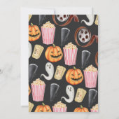 ムービーナイトハローウィンパーティ 招待状 (裏面)