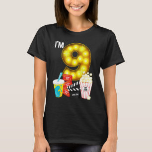 ムービーナイトパーティー第9誕生日ムービーテーマキッズビ Tシャツ