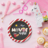 ムービーナイトプレート ペーパープレート (パーティー)