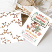 ムービーナイトホリデークリスマスパーティの招待状 招待状