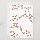 ムービーナイトホリデークリスマスパーティの招待状 招待状 (裏面)