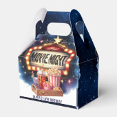 ムービーナイトポップコーン子供の誕生日 フェイバーボックス (裏面サイド)