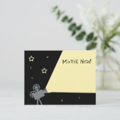 ムービーナイト招待状 インビテーションポストカード (スタンド正面)