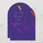 ムービーナイト招待状 招待状 (正面/裏面)