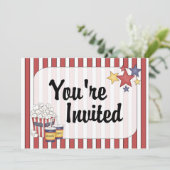 ムービーナイト招待状 招待状 (スタンド正面)