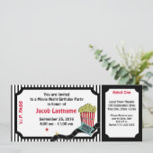 ムービーナイト誕生日チケット 招待状 (スタンド正面)