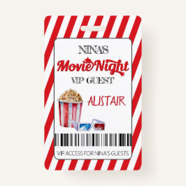 ムービーナイトVIPゲストラニヤール、シネマラニヤール、バッド バッジ
