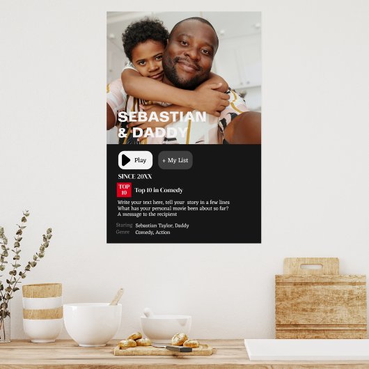 ムービーパーソナライズされたの概要の写真 ポスター (キッチン)