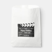 ムービーパーソナライズされたクラップボード フェイバーバッグ (正面)