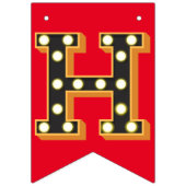 ムービーパーティーのバンティングバナー バンティングフラッグ (第2の旗)