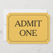 ムービーパーティー 招待状 (正面)