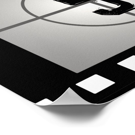 ムービーフィルムストリップのカウントダウン ポスター (角)